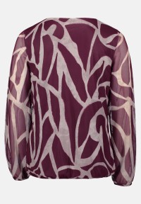 BETTY & CO Mesh-Shirt mit Gummizug