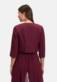 Vera Mont Bolero-Jacke mit Kellerfalten