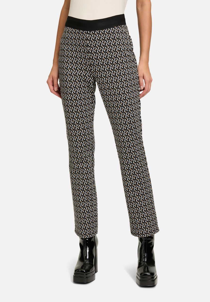 Cartoon Schlupfhose mit Jacquard