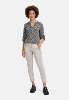 Cartoon Casual-Bluse mit Muster