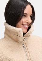 Cartoon Plüschjacke mit Eingrifftaschen