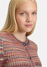 Cartoon Cardigan mit Rundhalsausschnitt