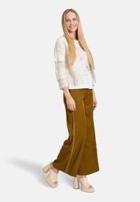 Cartoon Casual-Strickjacke mit Rundhalsausschnitt