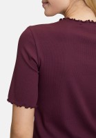 Cartoon Halbarm-Shirt mit Kragen