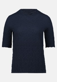 Betty Barclay Strukturshirt mit Stehkragen