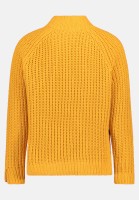 Cartoon Strickpullover mit Stehkragen
