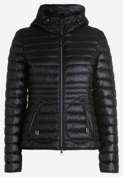 Cartoon Steppjacke mit Reißverschlusstaschen