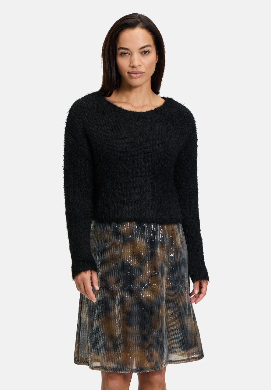 Cartoon Pailletten-Kleid 2er Set