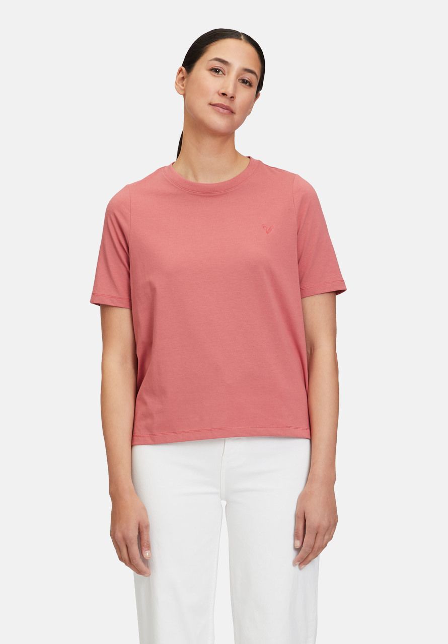 Cartoon Casual-Shirt mit Rundhalsausschnitt