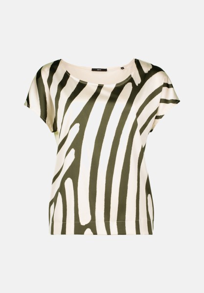zero Satinshirt mit Print | Betty Barclay