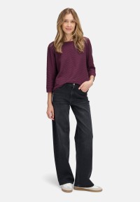 BETTY & CO Strukturshirt mit Rundhalsausschnitt
