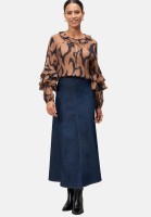 zero Crinkle-Bluse mit Volants | Betty Barclay