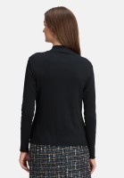 BETTY & CO Langarm-Shirt mit Rippenstruktur