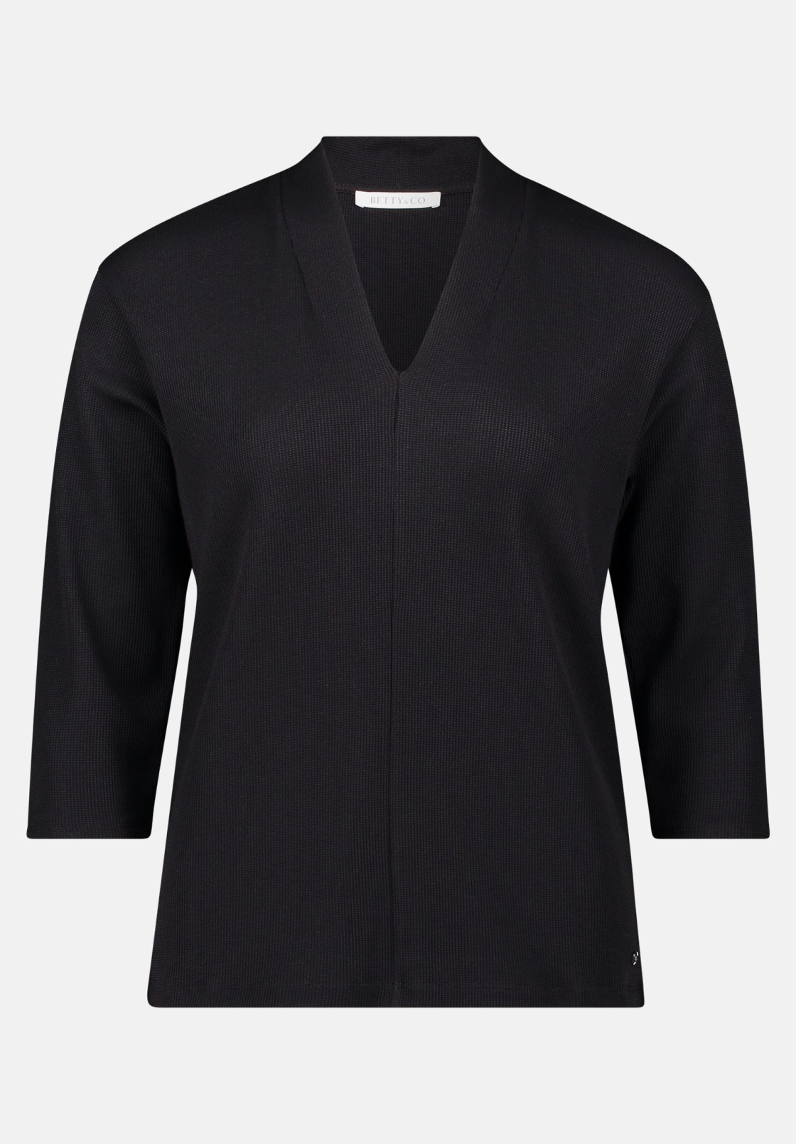 BETTY & CO Casual-Shirt mit V-Ausschnitt