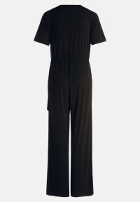 Cartoon Jumpsuit mit Bindegürtel