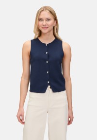 BETTY & CO Strickweste mit Knopfleiste