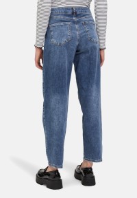 Cartoon Used Look-Jeans mit Waschung