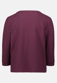 BETTY & CO Strukturshirt mit Rundhalsausschnitt