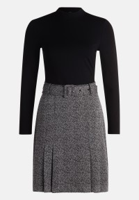 zero Minikleid 2 in 1 Optik Fischgrätenmuster | Betty Barclay