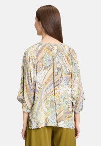 Cartoon Oversize-Bluse mit Muster