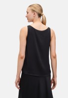 Vera Mont Satin-Bluse mit V-Ausschnitt