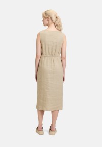 Cartoon Leinenkleid mit Cut-Outs