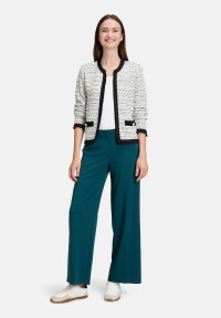 BETTY & CO Strick-Cardigan mit Fransen
