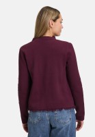Cartoon Strick-Cardigan mit Fransen