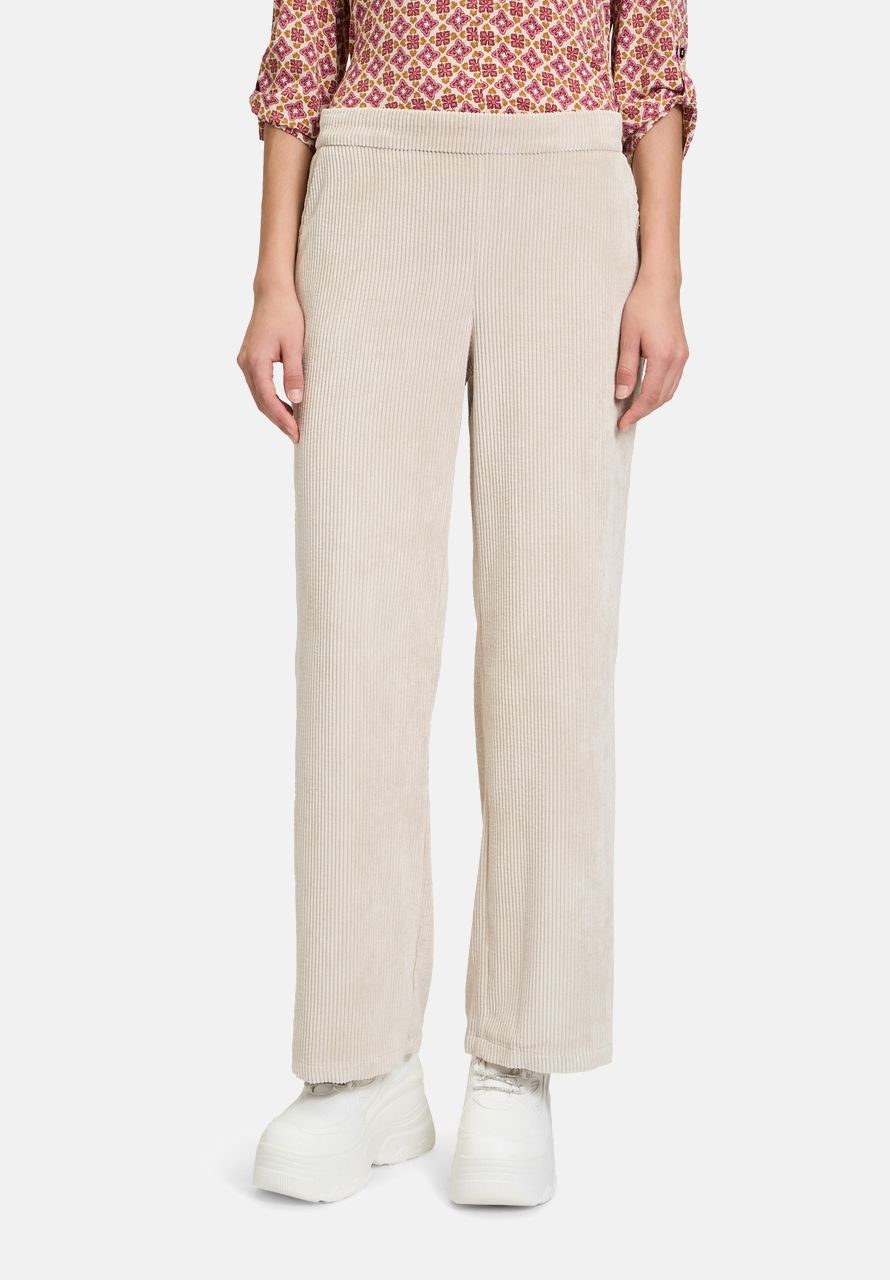 Cartoon Palazzo-Hose mit Gummizug