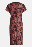 Cartoon Jerseykleid mit Raffung