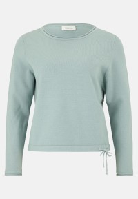 Cartoon Strickpullover mit Rundhalsausschnitt