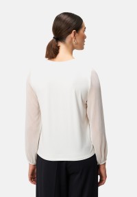 zero Blusenshirt mit transparenten Ärmeln | Betty Barclay
