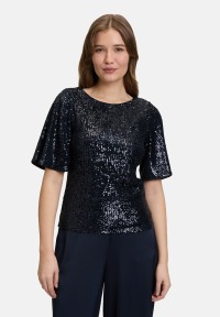 Vera MontPailletten-Bluse