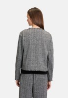 BETTY & CO Jerseyjacke mit Fransen