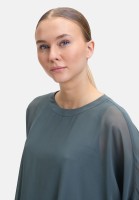 Vera Mont Oversize-Bluse mit Rundhalsausschnitt