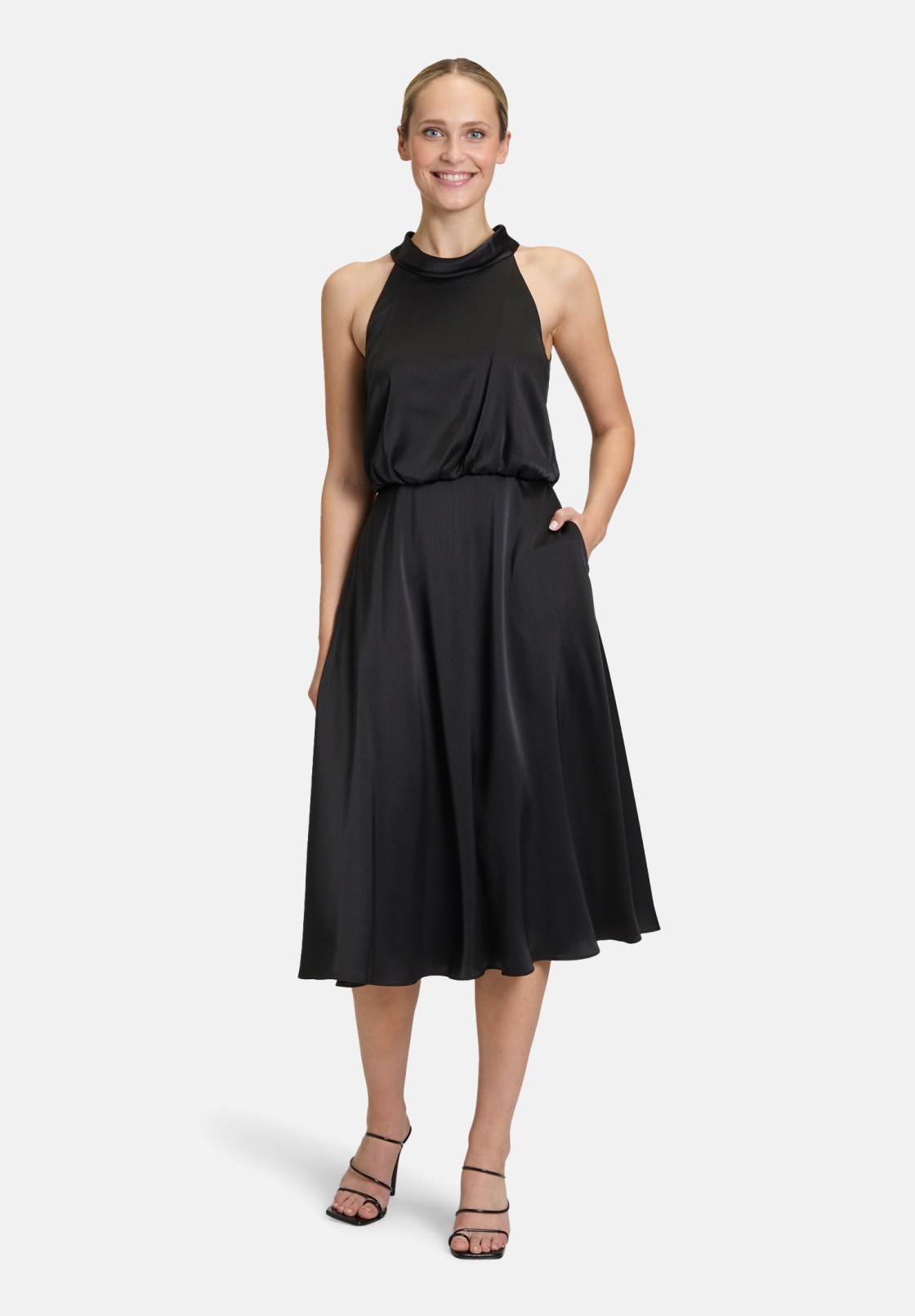 Vera Mont Cocktailkleid mit Stehkragen
