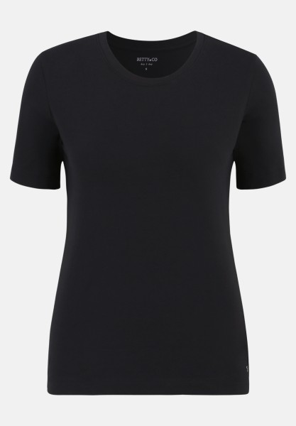 BETTY & CO Basic Shirt mit Rundhalsausschnitt