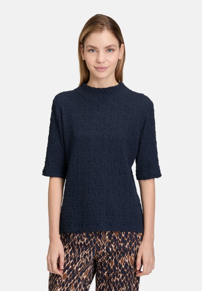 Betty Barclay Strukturshirt mit Stehkragen
