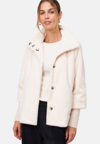 zero Fellimitat-Jacke mit Stehkragen | Betty Barclay
