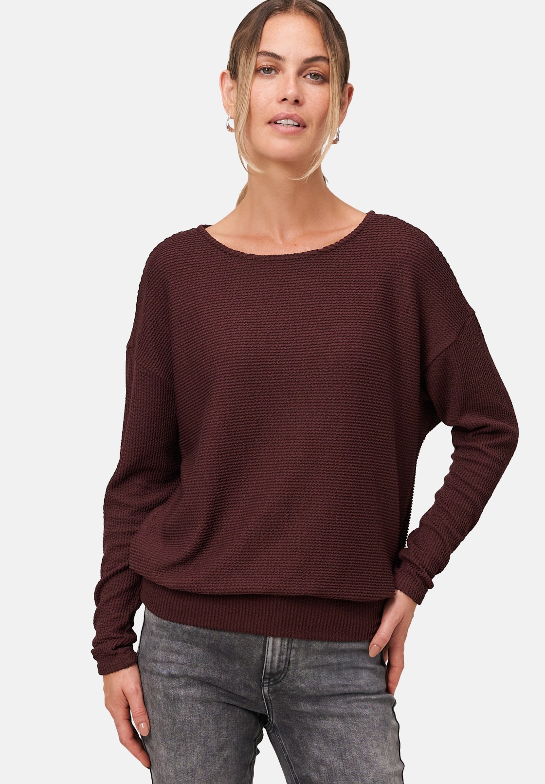 zero Jerseyshirt strukturiert langarm | Betty Barclay