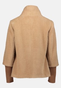 BETTY & CO Kuscheljacke mit Rippbündchen