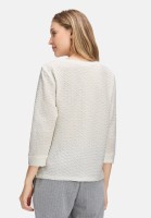 BETTY & CO Strukturshirt mit Rundhalsausschnitt