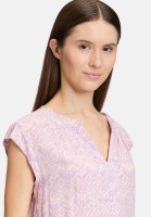 Cartoon Casual-Bluse mit Muster