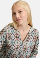 Cartoon Casual-Bluse mit Muster