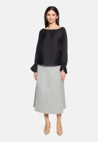 Betty Barclay Satin-Bluse mit U-Boot-Ausschnitt