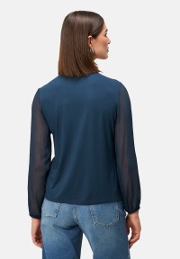 zero Blusenshirt mit transparenten Ärmeln | Betty Barclay