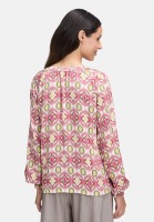 Cartoon Schlupfbluse mit Muster