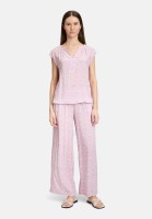 Cartoon Casual-Bluse mit Muster