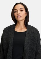 Cartoon Basic-Strickjacke mit Taschen