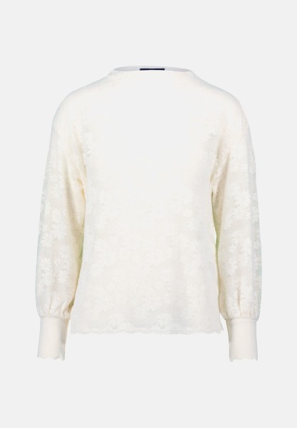 zero Sweatshirt mit Blumenspitze | Betty Barclay